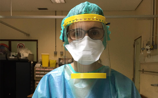 P.PORTO produces protective visors for hospitals