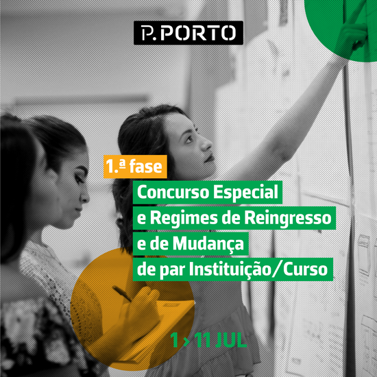 Concursos Especiais e Regimes de Reingresso e de Mudança de par Instituição/Curso