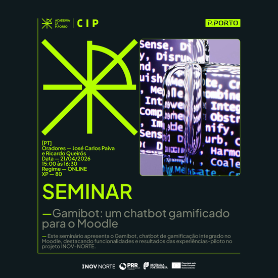 P.PORTO apresenta Gamibot no âmbito do projeto INOV-Norte