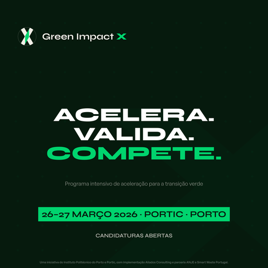 PORTIC acolhe Green Impact X, programa intensivo de aceleração para startups verdes