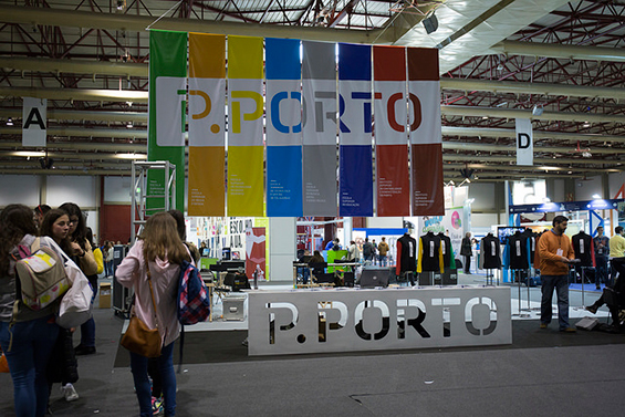 O stand do P.PORTO na edição 2016 da Qualifica.